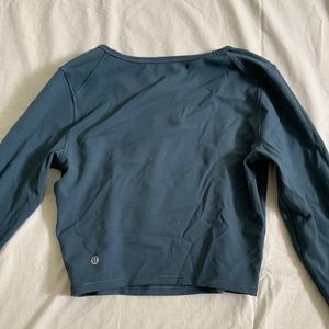 Womens Lululemon Wunder Train Cropped Long Sleeve Shirt